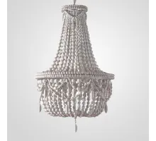 Люстра RH Anselme White Wood Large Chandelier