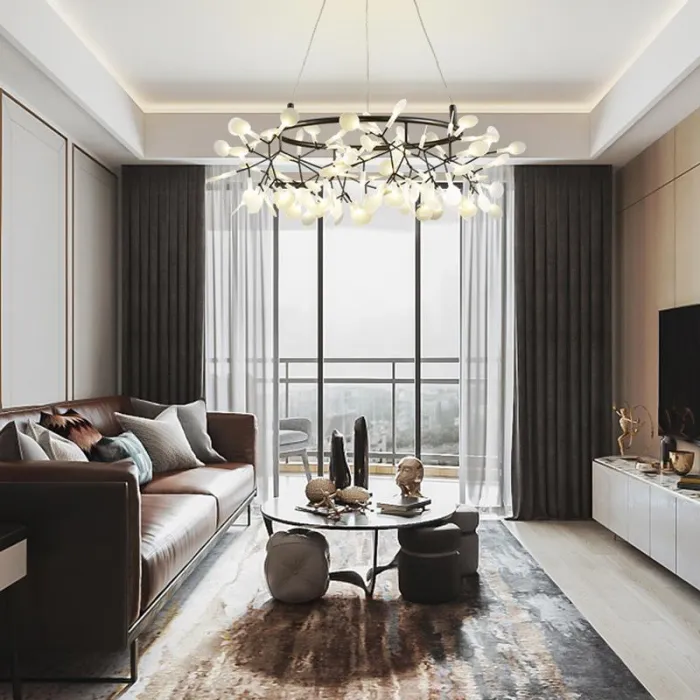 Люстра Mi Heracleum The Big O 80 White от ImperiumLoft