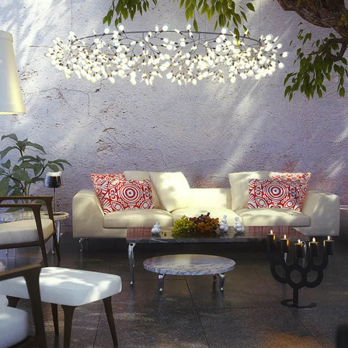 Люстра Mi Heracleum The Big O 80 White от ImperiumLoft