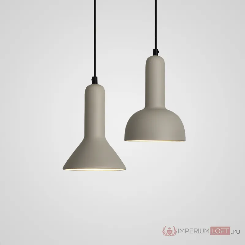 Подвесной светильник LINDSEY B (конус) Серый от ImperiumLoft