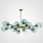 Люстра на штанге MARINE D104 12 lamps Gold/Blue от ImperiumLoft
