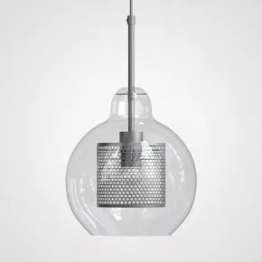 Подвесной светильник CATCH F pear silver D25