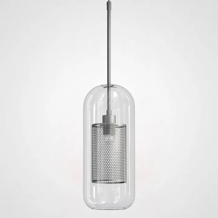 Подвесной светильник CATCH F cylinder silver D15 от ImperiumLoft