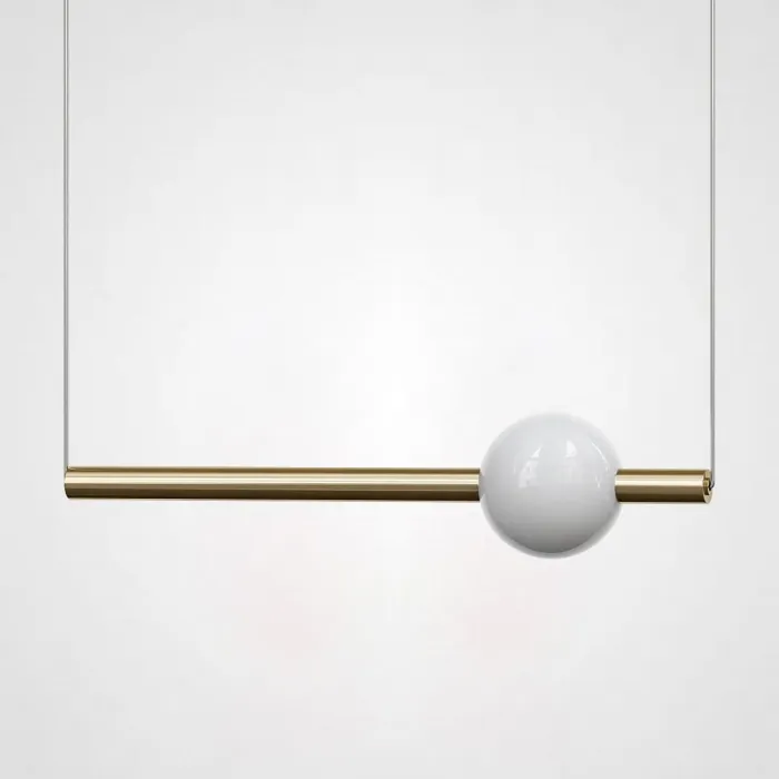 Подвесной светильник broom ORION GLOBE LIGHT gold C L600 от ImperiumLoft