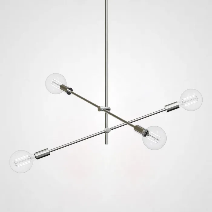 Люстра LF Studio Cliff Pendant 4 Chrome от ImperiumLoft