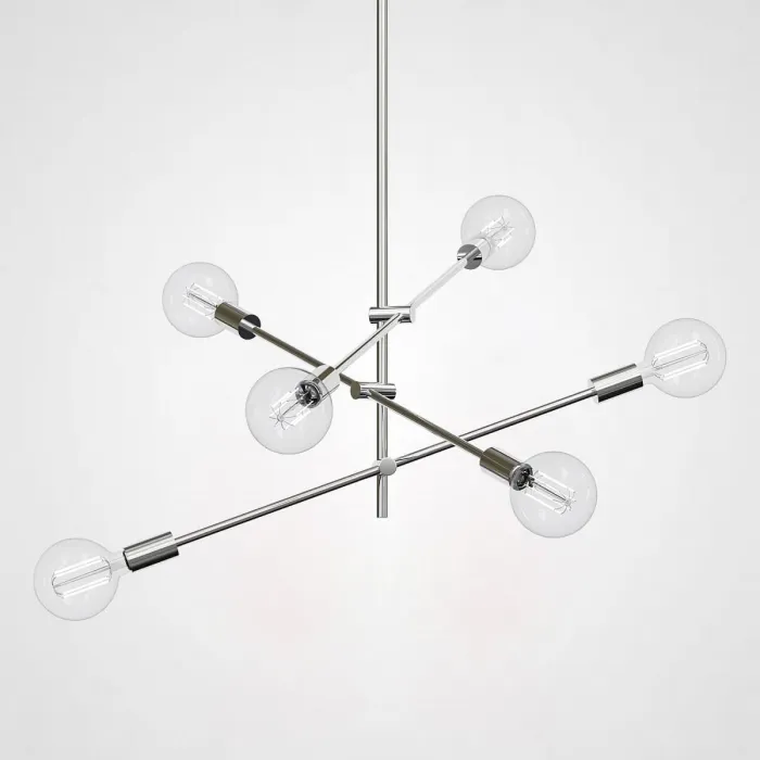 Люстра LF Studio Cliff Pendant 6 Chrome от ImperiumLoft