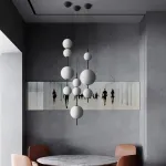 Подвесной светильник White beads Pendant D50 от ImperiumLoft