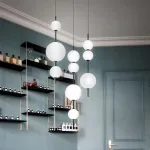 Подвесной светильник White beads Pendant D50 от ImperiumLoft