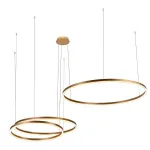 Подвесной светильник Loft it Ring 10017/3L Цвет арматуры золото Цвет плафонов золото от ImperiumLoft