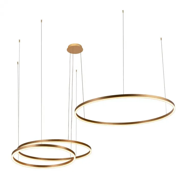Подвесной светильник Loft it Ring 10017/3L Цвет арматуры золото Цвет плафонов золото от ImperiumLoft