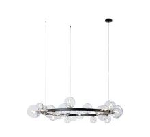 Подвесной светильник Loft it Molecule 10023/1200 Цвет арматуры черный Цвет плафонов прозрачный
