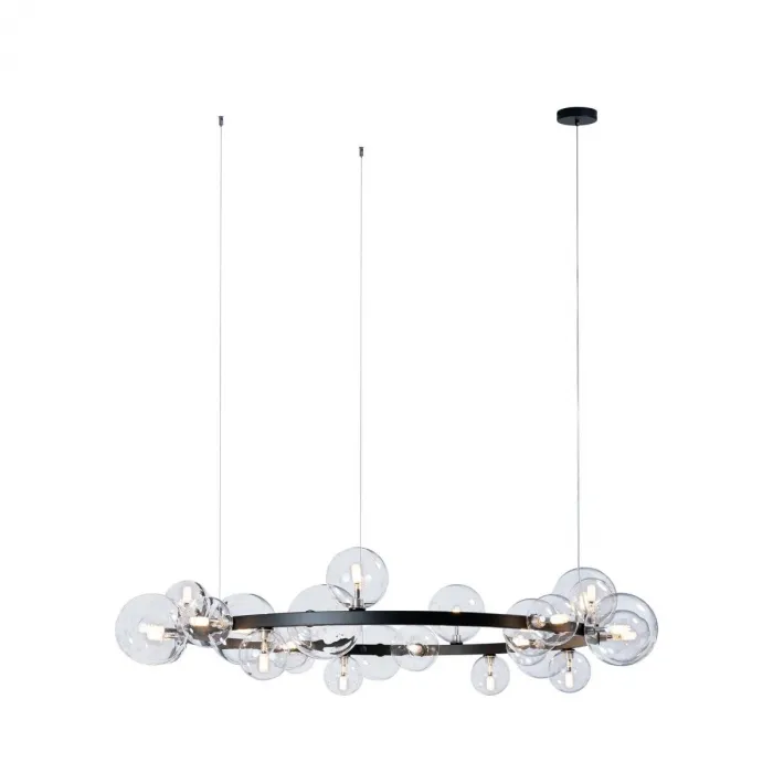 Подвесной светильник Loft it Molecule 10023/1200 Цвет арматуры черный Цвет плафонов прозрачный от ImperiumLoft