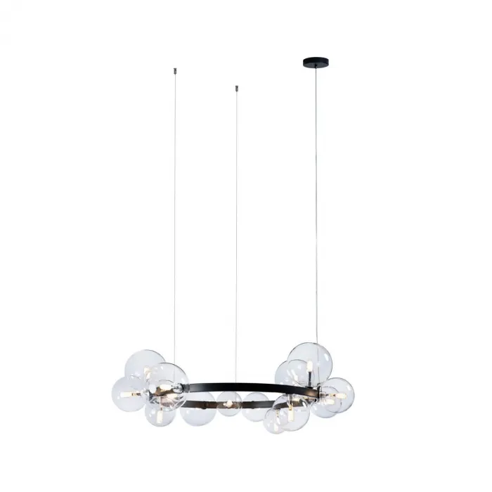 Подвесной светильник Loft it Molecule 10023/850 Цвет арматуры черный Цвет плафонов прозрачный от ImperiumLoft