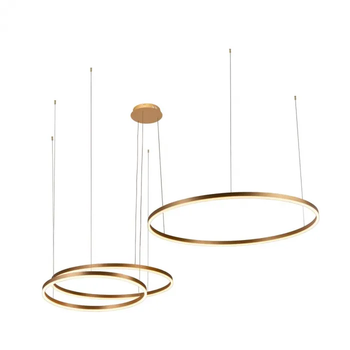 Подвесной светильник Loft it Ring 10017/3M Цвет арматуры золото Цвет плафонов золото от ImperiumLoft