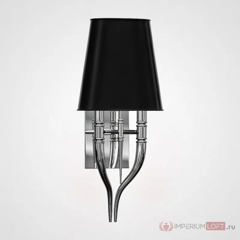 Настенный светильник Crystal Light Brunilde Ipe Cavalli H52 Silver/Black от ImperiumLoft