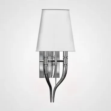Настенный светильник Crystal Light Brunilde Ipe Cavalli H52 Silver/White от ImperiumLoft