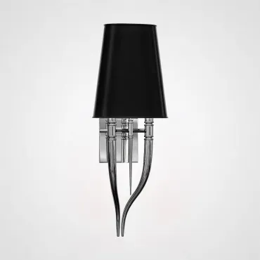 Настенный светильник Crystal Light Brunilde Ipe Cavalli H72 Silver/Black от ImperiumLoft