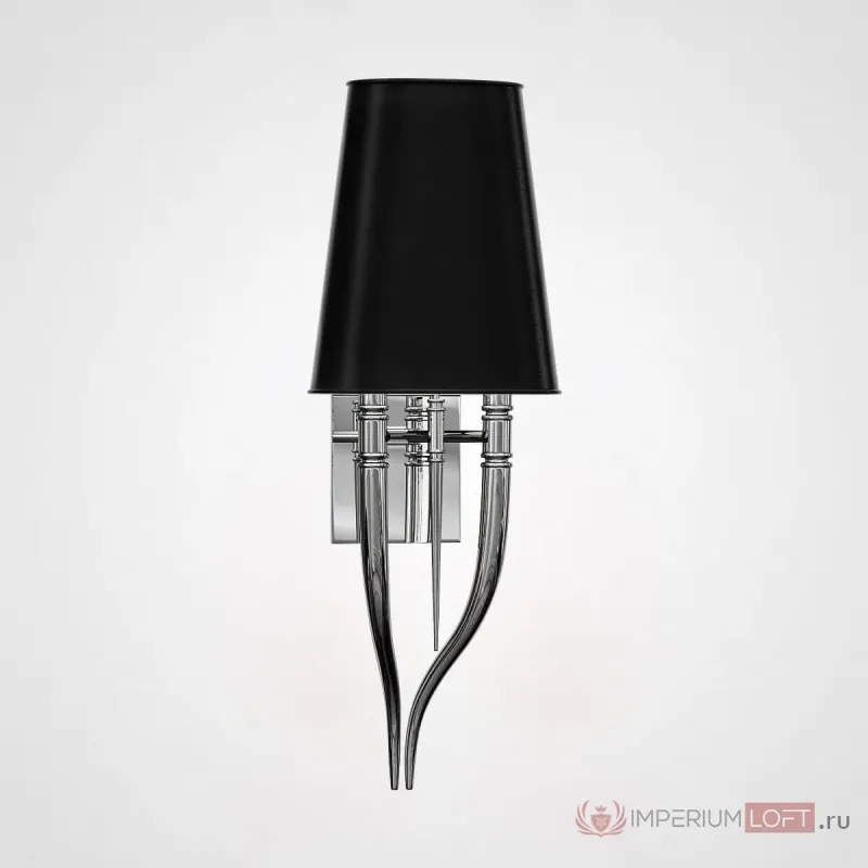 Настенный светильник Crystal Light Brunilde Ipe Cavalli H72 Silver/Black от ImperiumLoft