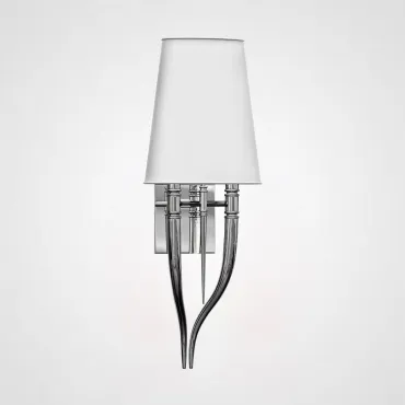 Настенный светильник Crystal Light Brunilde Ipe Cavalli H72 Silver/White