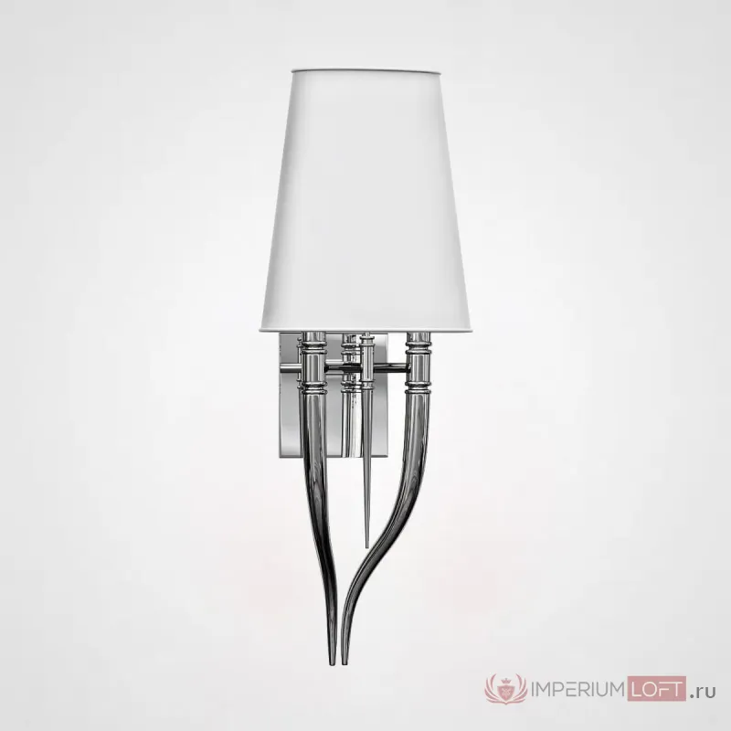 Настенный светильник Crystal Light Brunilde Ipe Cavalli H72 Silver/White от ImperiumLoft