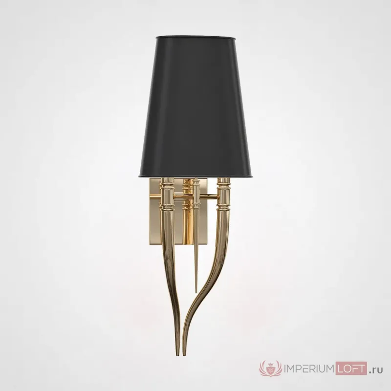 Настенный светильник Crystal Light Brunilde Ipe Cavalli H72 Gold/Black от ImperiumLoft
