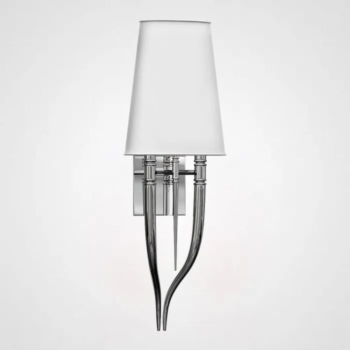 Настенный светильник Crystal Light Brunilde Ipe Cavalli H92 Silver/White от ImperiumLoft