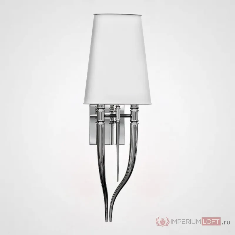 Настенный светильник Crystal Light Brunilde Ipe Cavalli H92 Silver/White от ImperiumLoft