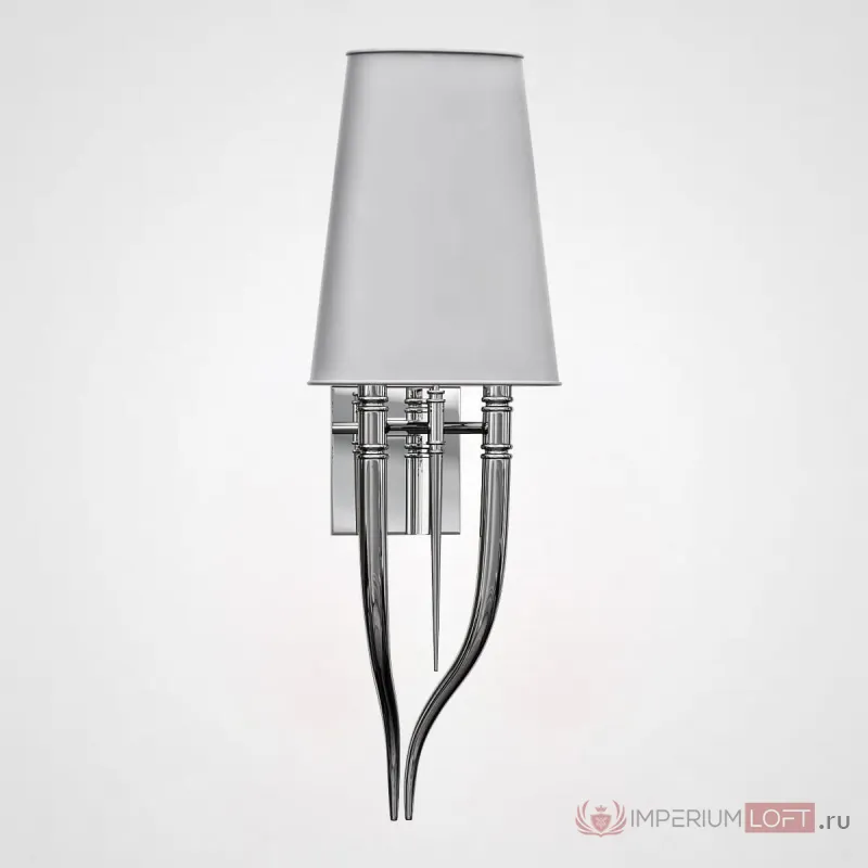 Настенный светильник Crystal Light Brunilde Ipe Cavalli H92 Silver/Gray от ImperiumLoft