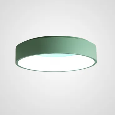 Потолочный светодиодный светильник TRAY D80 Green от ImperiumLoft