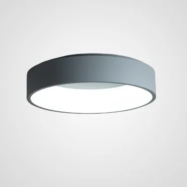 Потолочный светодиодный светильник TRAY D80 Gray от ImperiumLoft