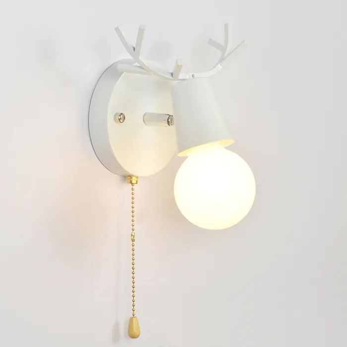 Бра с рожками DEER A SWITCH White от ImperiumLoft