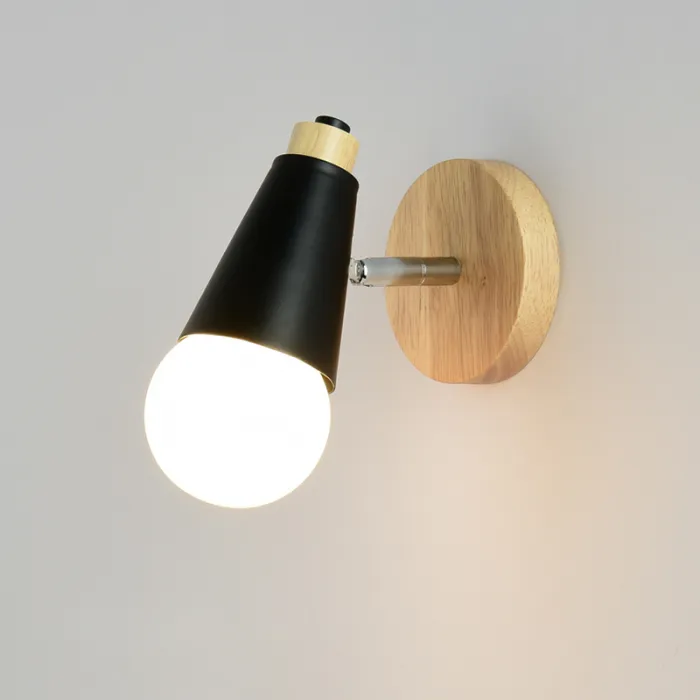 Бра DEER B Black/Light wood от ImperiumLoft