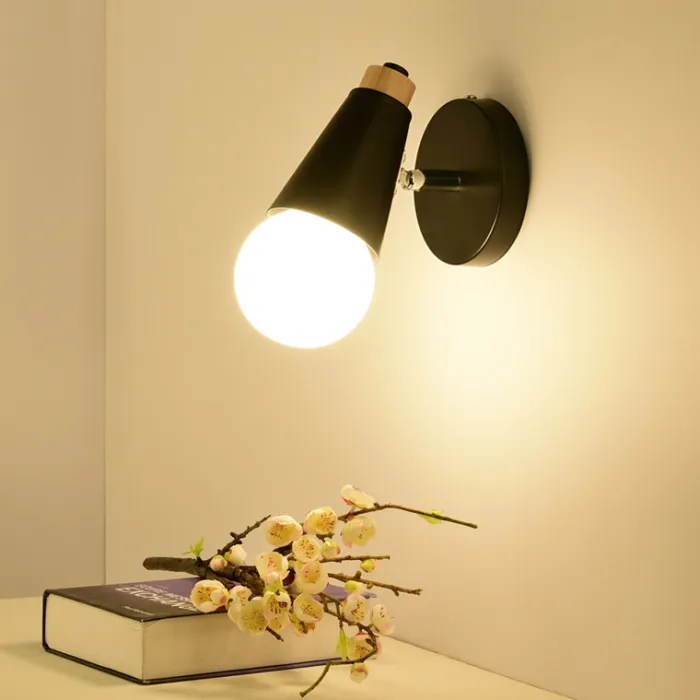 Бра DEER B Black/Light wood от ImperiumLoft
