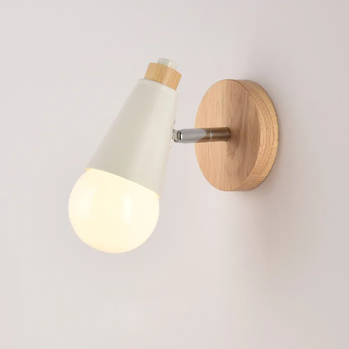 Бра DEER B White/Light wood от ImperiumLoft
