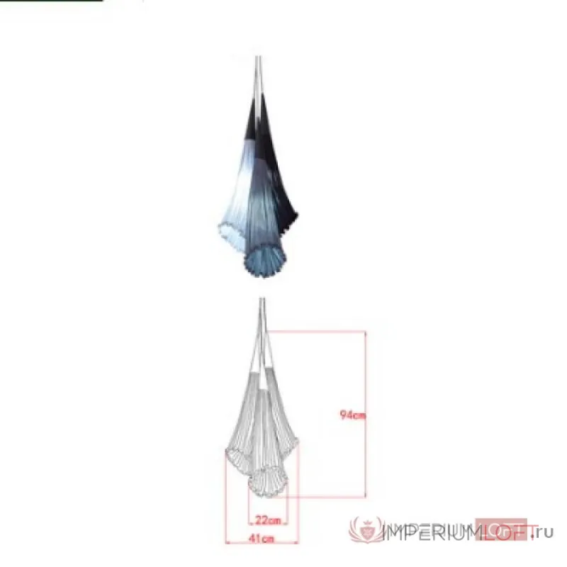 Подвесная люстра Aqua Creations Lighting Chilli chandelier 3L Подвесная люстра Aqua Creations Lighting Chilli chandelier 3L