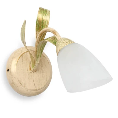 Бра Vitaluce V1535 V1535/1A Цвет арматуры золото Цвет плафонов белый