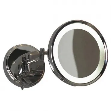 Зеркало настенное Lussole Aqua LSL-6101-01 Цвет арматуры хром Цвет плафонов белый