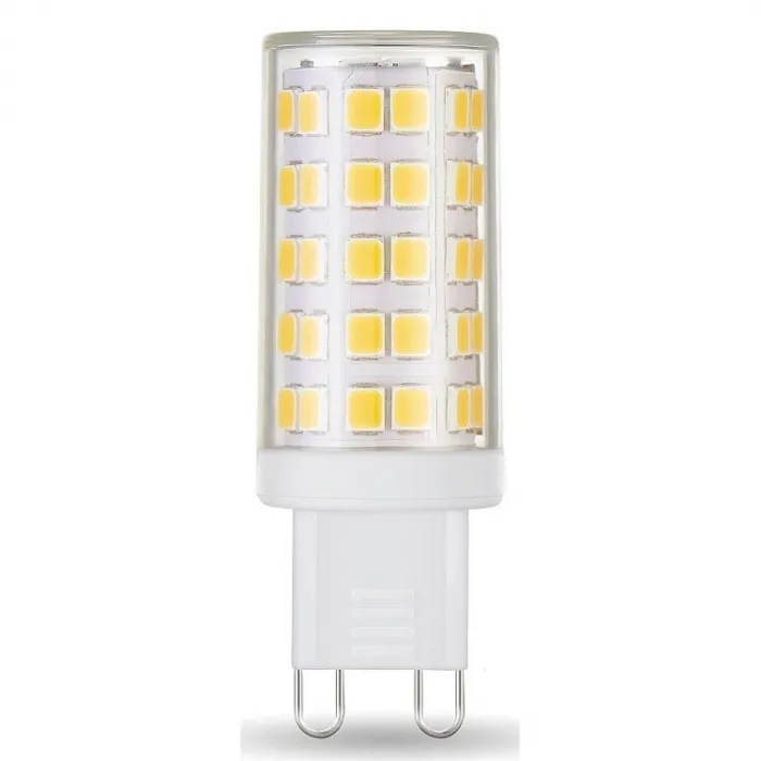 Лампа светодиодная диммируемая Gauss G9 5,5W 3000К прозрачная 107309155-D от ImperiumLoft
