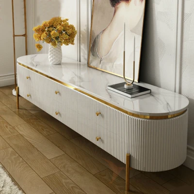 Дизайнерский комод под ТВ LaLume-TV00124 2.2 метра