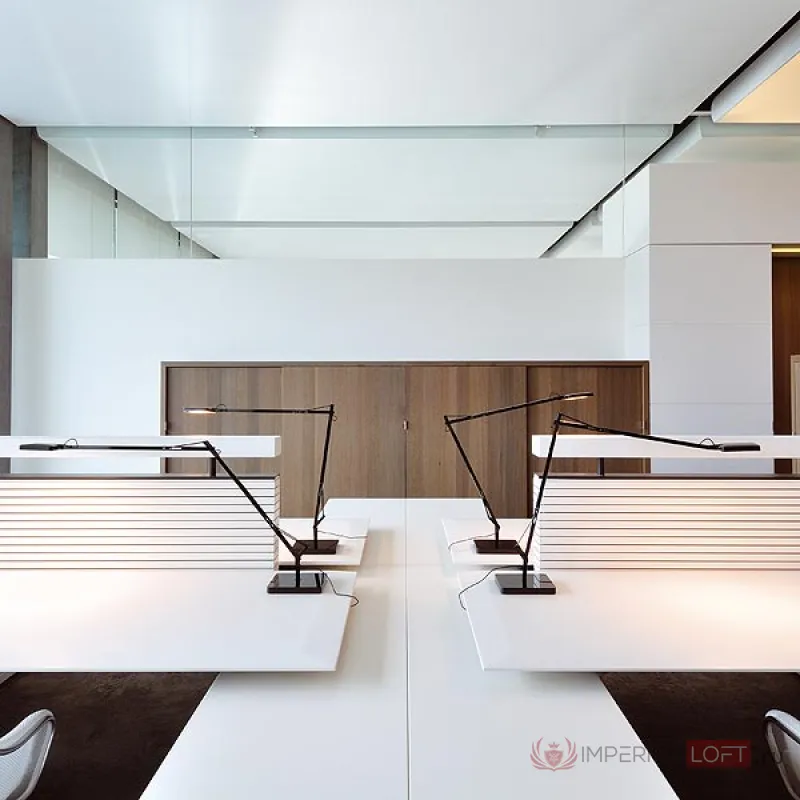Настольная лампа Kelvin LED Base Shiny black F3311030 от ImperiumLoft