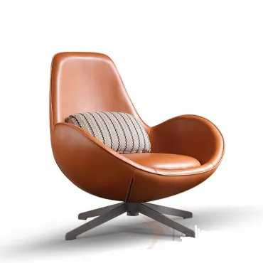 Дизайнерское кресло LaLume-KK00275 Коричневый