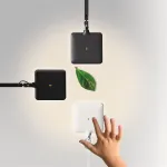 Настольная лампа Kelvin LED Base Shiny black F3311030 от ImperiumLoft