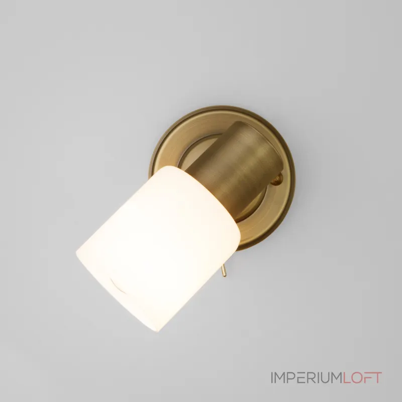 Бра Eurosvet Corso 20089/1 бронза Цвет арматуры бронза Цвет плафонов белый