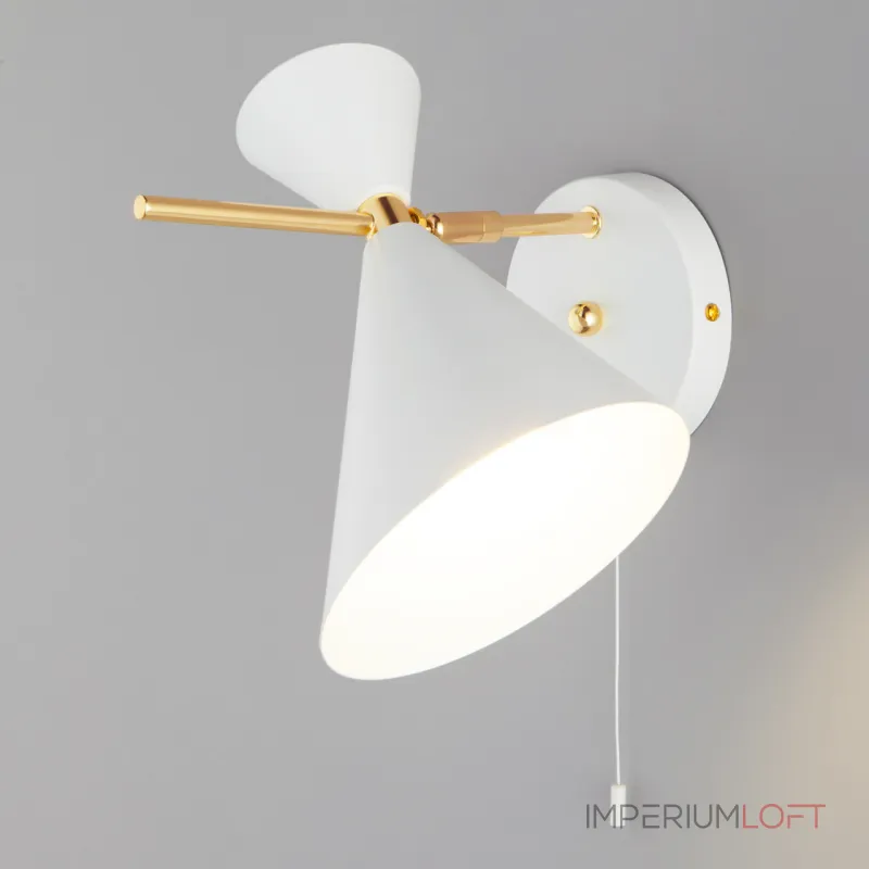 Бра Eurosvet Apart 70114/1 белый Цвет арматуры белый Цвет плафонов белый