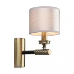 Бра Omnilux Albinia OML-57301-01 Цвет арматуры бронза Цвет плафонов белый от ImperiumLoft