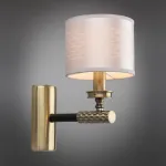 Бра Omnilux Albinia OML-57301-01 Цвет арматуры бронза Цвет плафонов белый от ImperiumLoft