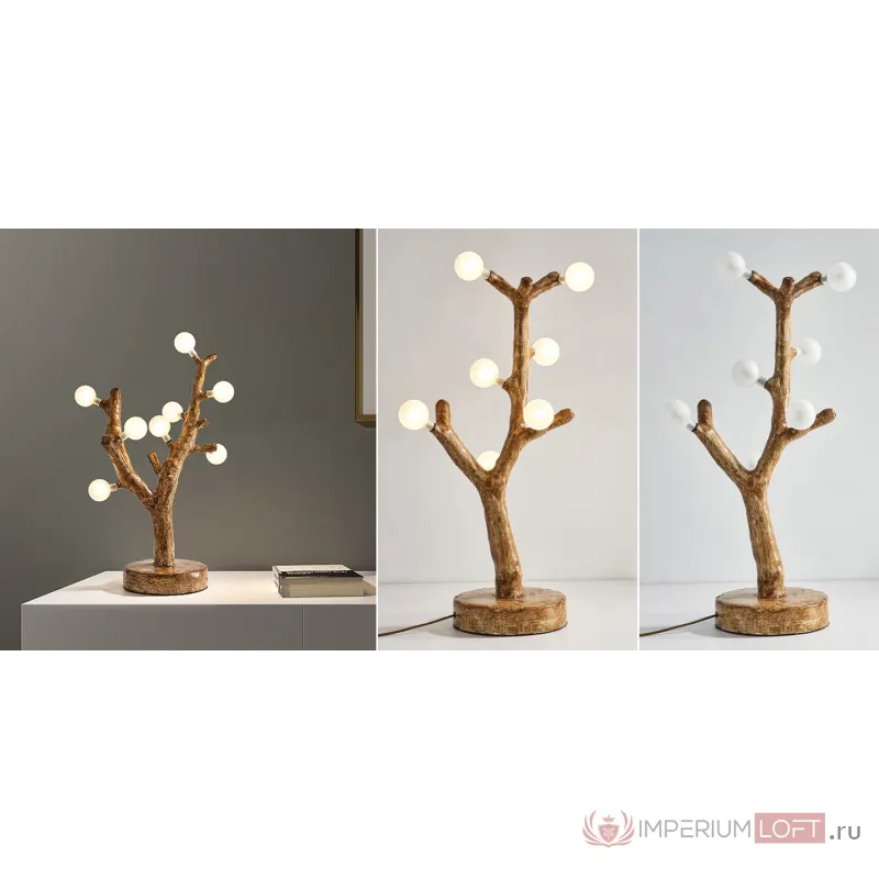 Настольная лампа Tree branch Table Lamp от ImperiumLoft