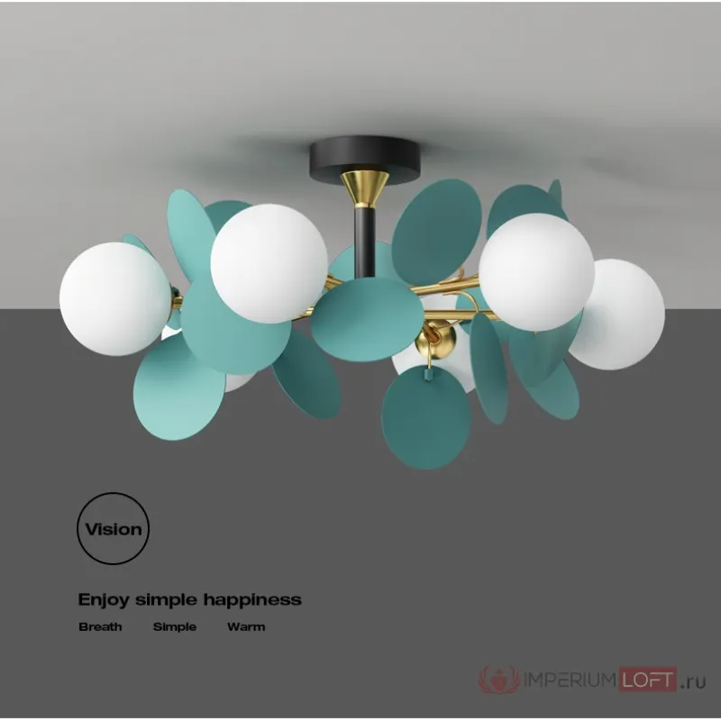 Люстра на штанге MATISSE BLUE D55 от ImperiumLoft