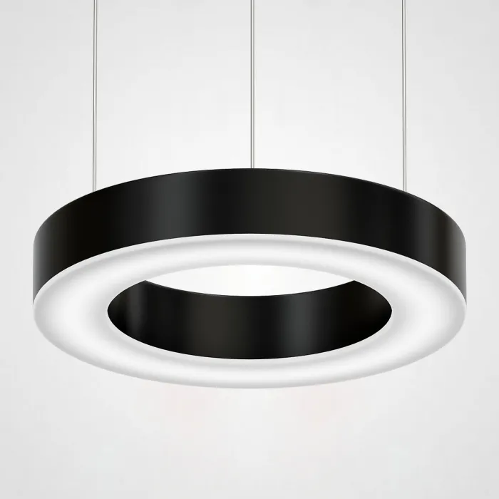 Люстра Light Ring Horizontal D30 Черный от ImperiumLoft