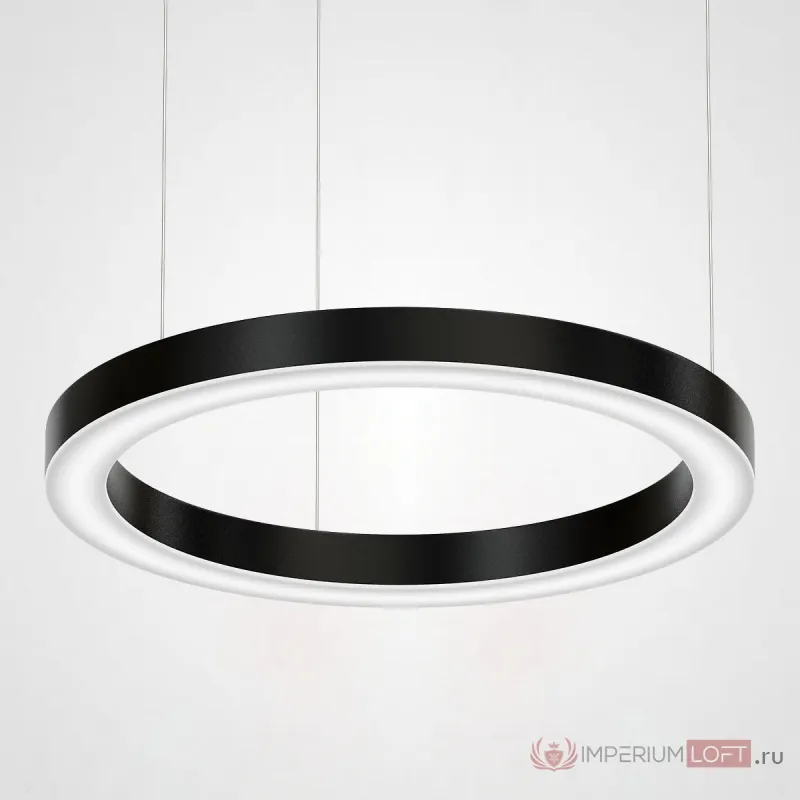 Люстра Light Ring Horizontal D60 Черный от ImperiumLoft